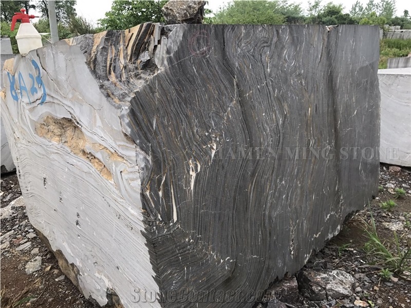 China Brown Port Laurent Marble Block,Marron Marquina Marble Rocks