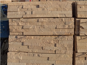 China Sunset Pink Quartzite Culture Stone Exposed Castle Walling,Split Face Stacked Stone Veneer Loose Stone