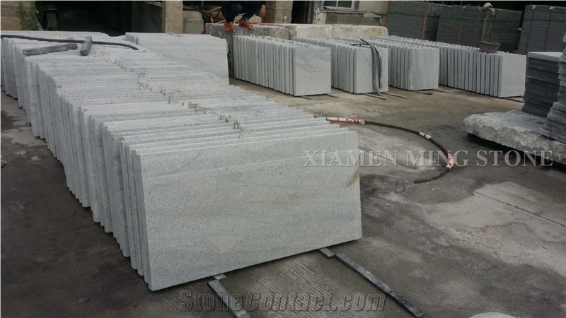 China Viscont White Granite Cube Stone Paver Set Exterior Cobble Stone Garden Paving,Waikway Road Stone Pavers