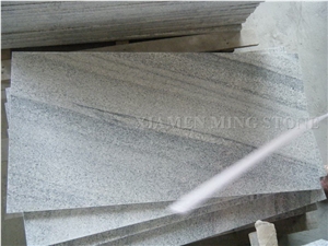 China Viscont White Granite Grey Vein Viskont Panel Slabs Tile,Shanshui White Granite Machine Cut for Building Wall Cladding