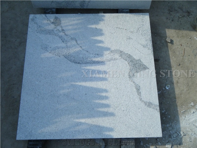 China Viscont White Juparana Granite Grey Vein Viskont Swimming Pool Coping,Shanshui White Granite Machine Cut Floor Deck Paving