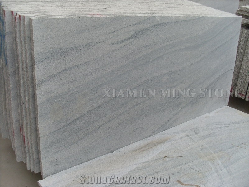 China Viscont White Juparana Granite/ Grey Vein Viskont Swimming Pool Surround,Shanshui White Granite Tiles Floor Deck Paving