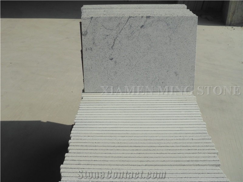 China Viscont White Juparana Granite Tiles, Grey Vein Viskont Swimming Pool Surround,Shanshui White Granite Tiles Floor Deck Paving