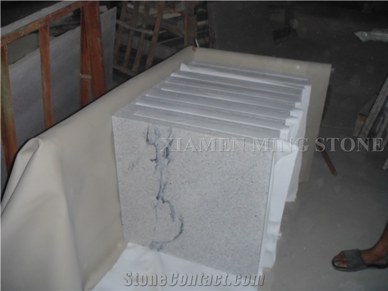 China Viscont White Juparana Granite Tiles, Grey Vein Viskont Swimming Pool Surround,Shanshui White Granite Tiles Floor Deck Paving