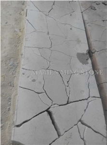 China White Sandstone Flagstone Irregular Patio for Exterior Landscaping Floor Patio,Walkway Pavers,Castel Wall