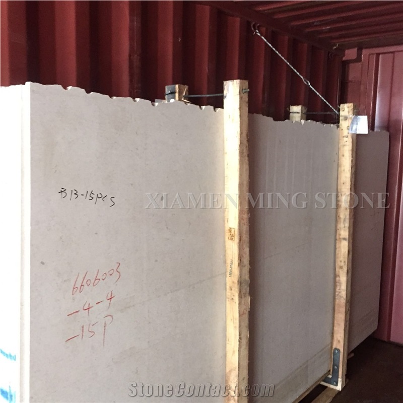 Cream Sea Shell Coral Stone Honed Tile,Machine Cut Limestone Slabs for Exterior Wall Cladding,Floor Paving Pattern