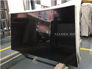 Crocodile Leather Surface Royal King Black China Marble Slabs Tile Panel,Antique Style Nero Ink Mabrle Panel for Hotel Wall Cladding Flooring Pattern