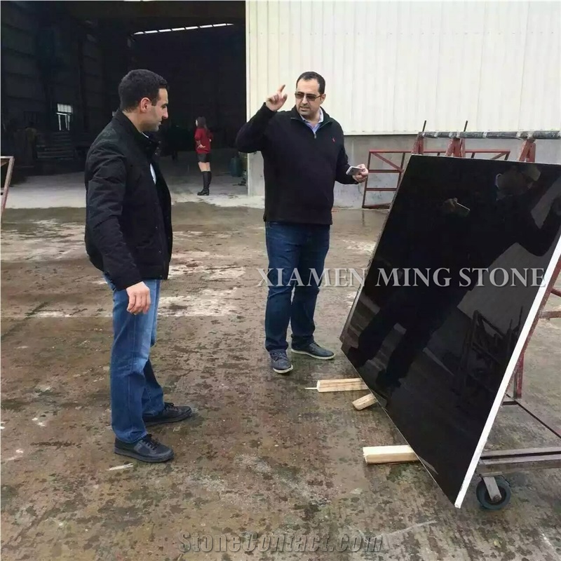 Crocodile Leather Surface Royal King Black China Marble Slabs Tile Panel,Antique Style Nero Ink Mabrle Panel for Hotel Wall Cladding Flooring Pattern