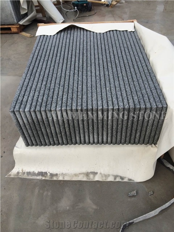 G603 Sesame Grey Cristallo Grigio Polished Staircase,New Binaco Sardo Granite Steps Floor Covering, Stair Treads Panel Paving