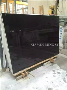 High Gloss Polished Pure King Black Marble Slabs Tile,Absolute Nero Ink Marble Tiles Panel for Wall Cladding,Floor Covering Hotel