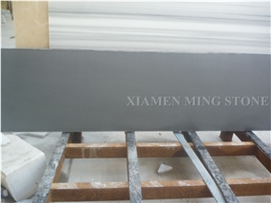 Honed China Imperial Grey Quartzite Slabs Tiles Cut to Size,Pure Gray Stone Panel for Countertop Wall Cladding,Floor Covering