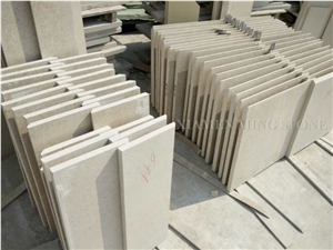 Honed Portugal Beige Rose Cream Limestone Tiles Slabs,Machine Cut for Villa Building Wall Cladding,Flooring Limestone Wall Tiles Covering