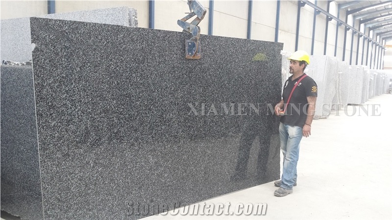 Impala Sesame Black Granite Tile Slabs Polished Machine Cut Nero Impala Wall Cladding,Floor Covering,Exterior Walling Pattern Tile