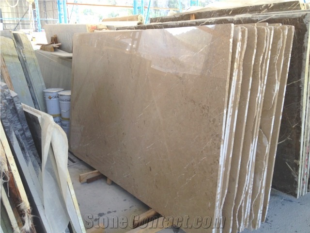 Isparta Beige Marble Cream Bartu Light Beige Marble Slab,Machine Cut Panel Tile for Hotel Floor Covering.Pattern Sheet