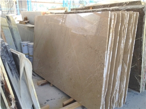 Isparta Beige Marble Cream Bartu Light Beige Marble Slab,Machine Cut Panel Tile for Hotel Floor Covering.Pattern Sheet