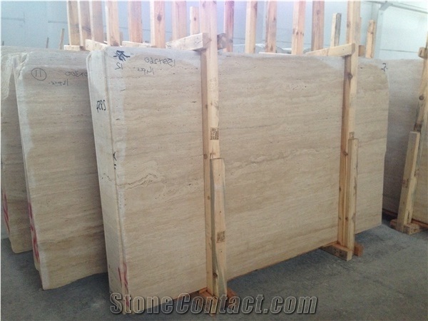 Ivory Travertine Light Beige Slabs Tiles Villa Interior Wall Cladding,Hotel Floor Covering Pattern