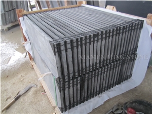 King Pure Black Marble Polished Interior Stone Stairs,Nero Black Floor Stepping Staircase,Riser