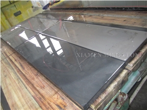 King Pure Black Marble Polished Interior Stone Stairs,Nero Black Floor Stepping Staircase,Riser