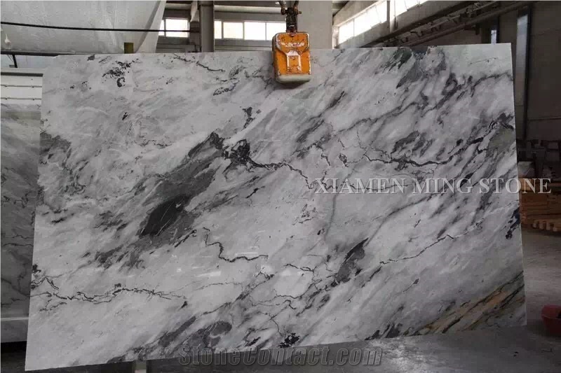 New Milas New York Marble Slab Tile,Lanscaping Marble Machine Cut Panel for Hotel Floor Covering,Wall Cladding Pattern for Interior Project