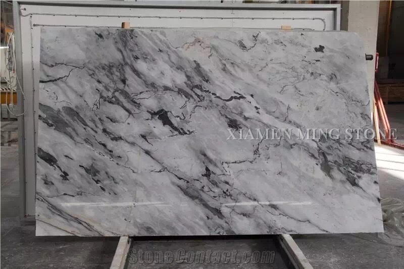 New Milas New York Marble Slab Tile,Lanscaping Marble Machine Cut Panel for Hotel Floor Covering,Wall Cladding Pattern, Interior Reception Countertop