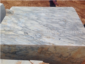 New Milas New York Marble Slab Tile,Lanscaping Marble Machine Cut Panel for Hotel Floor Covering,Wall Cladding Pattern, Interior Reception Countertop