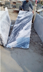 Ocean Wave Cloudy White China Marble Polished Slabs,Machine Cutting Landscaping White Marble Tile Panel for Hotel Walling,Floor Paving Pattern
