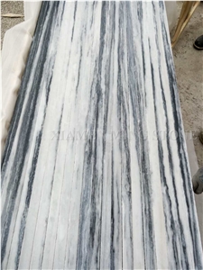 Ocean Wave Cloudy White China Marble Polished Slabs,Machine Cutting Landscaping White Marble Tile Panel for Hotel Walling,Floor Paving Pattern