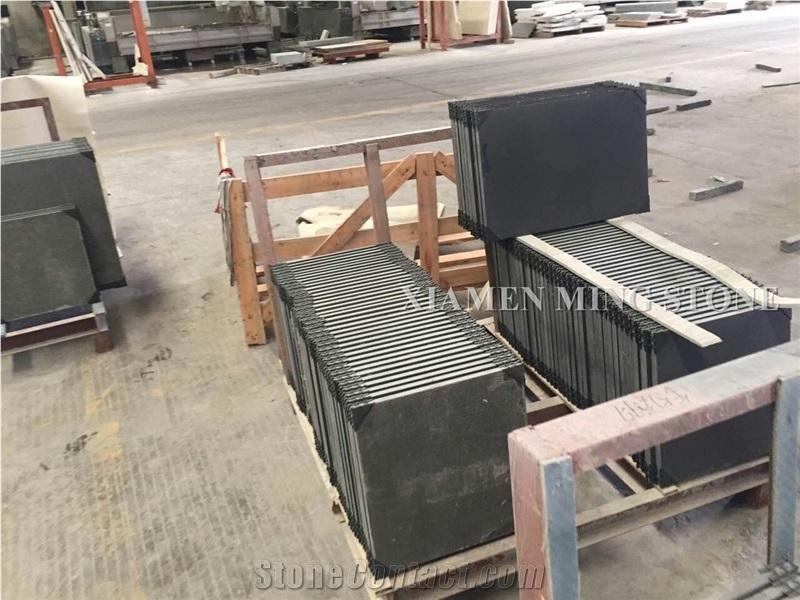 Packing Show Honed China Royal King Black Marble Tile Panel,Classic Pure Nero Ink Marble Slab Pattern,Block in Stock Good Quality