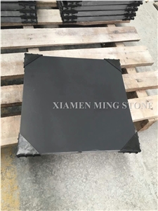 Packing Show Honed China Royal King Black Marble Tile Panel,Classic Pure Nero Ink Marble Slab Pattern,Block in Stock Good Quality