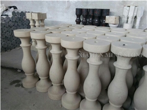 Portugal Beige Classico Crema Limestone Machine Made Balustrades,Baluster for Villa Exterior Balcony