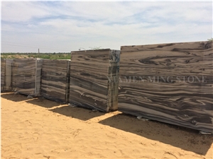 Venice Wave Straight Vein Brown Marble Polished Slab for Hotel Reception Desk Material,Walling Floor Paving Pattern Machine Cut Tiles