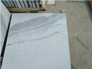Viscont White Granite Tiles/ Juparana Grey Wave Vein Viskont Exterior Wall Cladding,Shanshui White Granite Tiles Floor Deck Paving