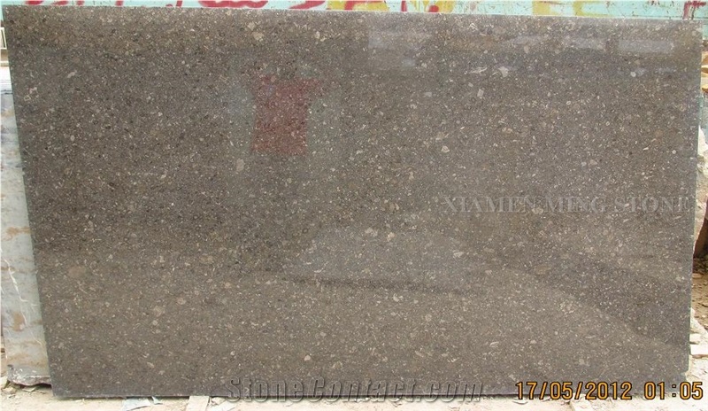 Walnut Brown Limestone Polished Slabs,Machine Cut Marron Diamond Pearl Panel Tile for Hotel Flooing,Interior Wall Cladding