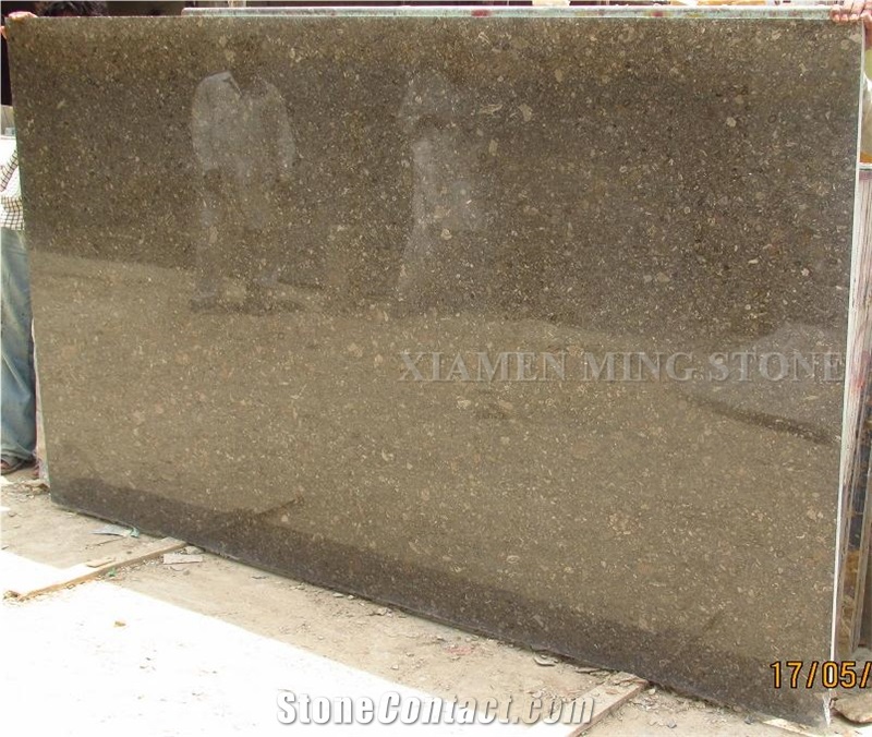 Walnut Brown Limestone Polished Slabs,Machine Cut Marron Diamond Pearl Panel Tile for Hotel Flooing,Interior Wall Cladding