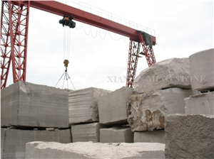 White Wooden Vein Marble Diamond Wire Saw Cutting Block, China Serpeggiante Wood Grain Block