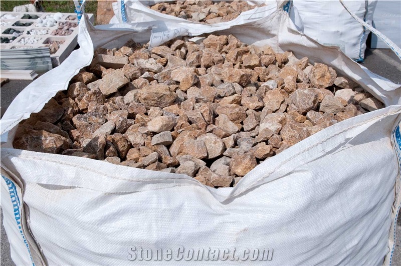 Terra Coral, Outdoor Stone, Brown Gravel, Landscaping Garden, Pathways