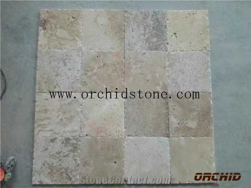 Beige Travertine Tiles Yellow Rusty Travertine Flooring Tiles White Travertine Wall Covering French Pattern Travertine Floor Tiles Stone Flooring