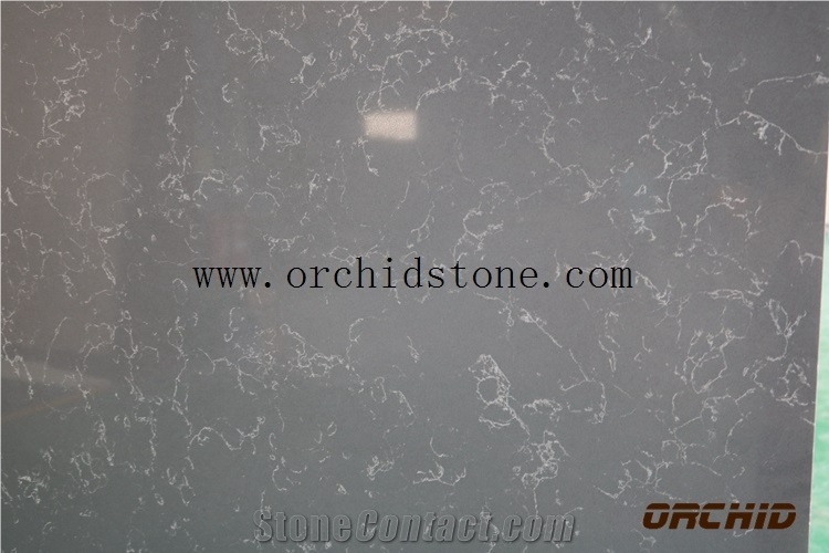 Grey Emperador Quartz Surface