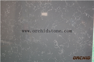 Grey Emperador Quartz Surface