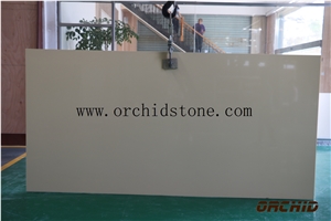 Pure Beige Quartz Surface Slabs