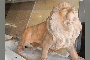 Hand Carved Lion Sculpture Hand Carved Lion Sculpture