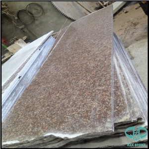 G687 Granite, G687 Peach Red, G687 Red Granite, Peach Red Granite Half Slab, Peach Red Slab, G687 Peach Red Slab