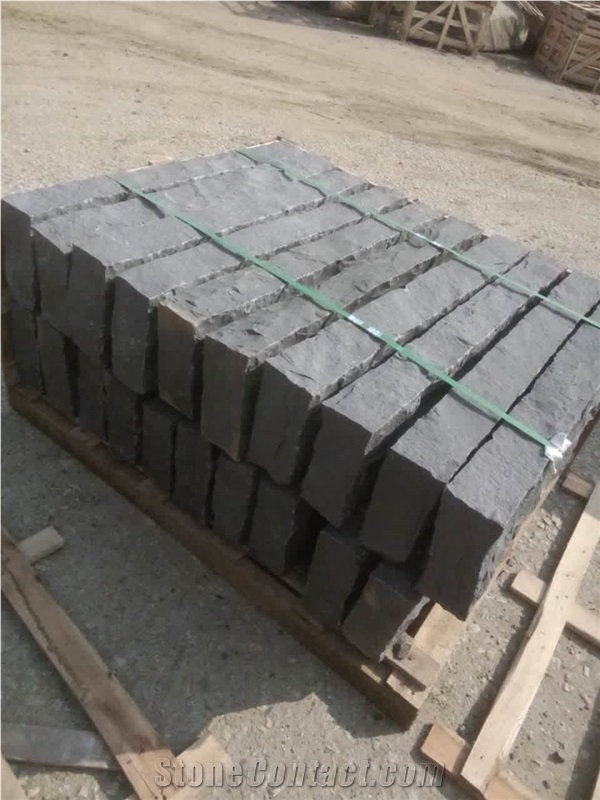 Black Basalt Natural Stone, Natural Kerbstone-Zp Black Basalt