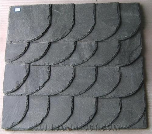 Black Roof Slate Natural Slate, Black Roof Slate for House Application