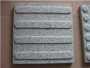 China G603 Light Grey Granite Tactile Stone for Exterior Decoration, Floor Covering Tiles Outdoor Use