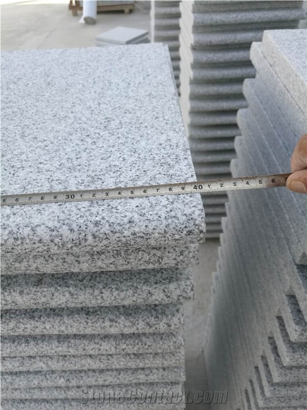 China Hubei G603 Light Grey Granite Pool Coping, Paving Tiles