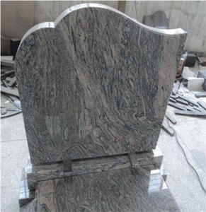 China Juparana Pink French Tombstones Granite Gravestones