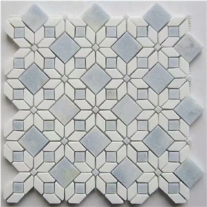 Competitive Polished Surface Marble Mosaic Wall & Floor Covering Tiles