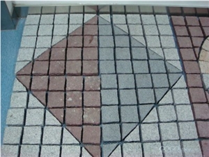 Cubic Stone Paver Stone for Exterior Pattern Floor Decoration, Slate Mosaic, Cobbe Stone