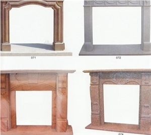 Custom Design Granite&Marble Material Fireplace /Interior Fireplace Hearth Decorating